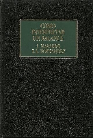 COMO INTERPRETAR UN BALANCE