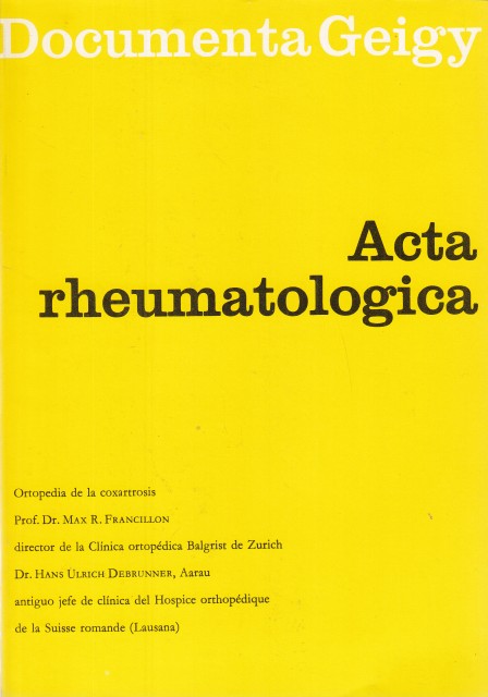 ACTA RHEUMATOLOGICA. ORTOPEDIA DE LA COXARTROSIS