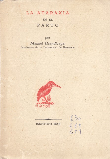 LA ATARAXÍA EN EL PARTO   