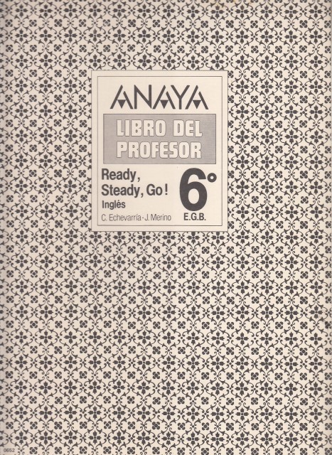 ESTUCHE READY, STEADT, GO. 6º EGB. lIBRO DE TEXTO + 3 LIBROS DEL PROFESOR