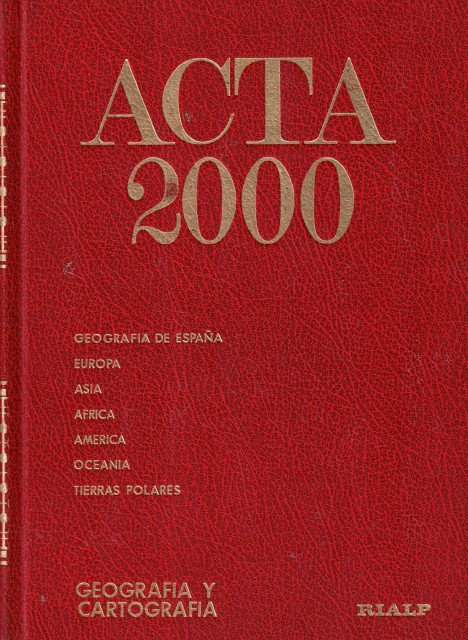 Acta 2000. Enciclopedia Sistematica. Tomo 3 (Geografía y Cartografía)