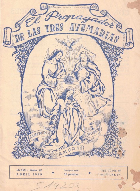 EL PROPAGADOR DE LAS TRES AVE MARÍAS (Murió y resucitó; Carta del papa a los capuchinos; Por la Virgen de los Dolores; Los niños y las tres ave marías)