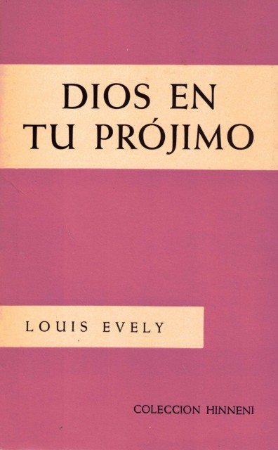 DIOS EN TU PROJIMO