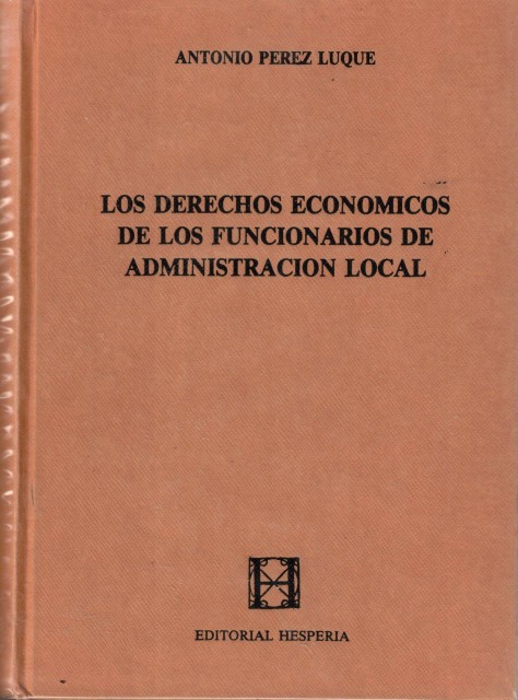 Los derechos económicos de los funcionarios de administración local