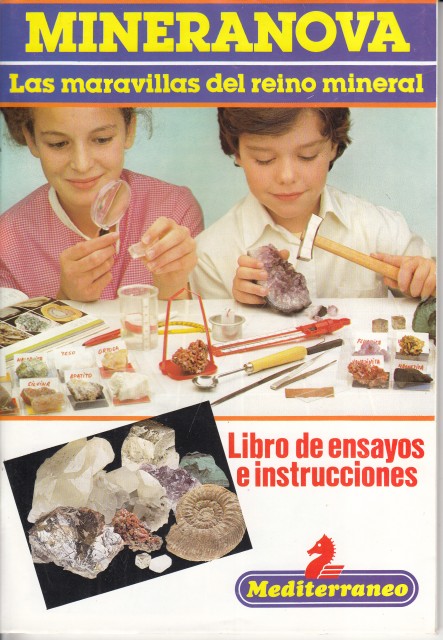 MINERANOVA. LAS MARAVILLAS DEL REINO MINERAL. LIBRO DE ENSAYOS E INSTRUCCIONES